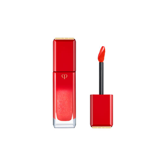 Rouge brillant scintillant liquide