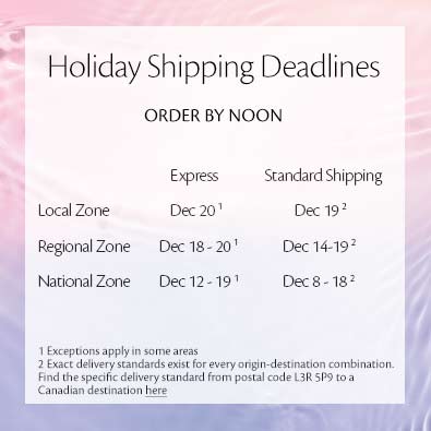 Holiday Shipping