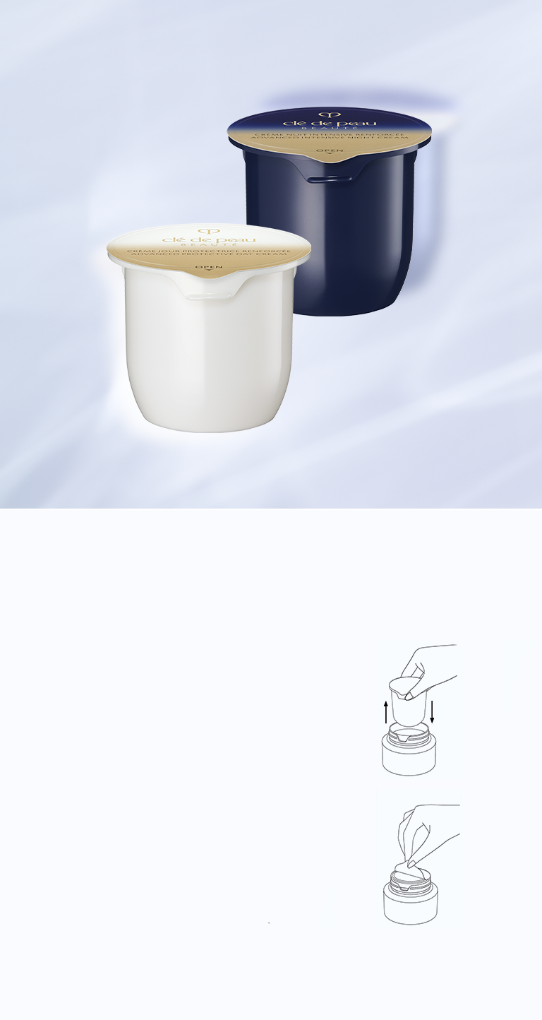 REPLENISH WITH EASY REFILLS FOR A MORE RESPONSIBLE ROUTINE.