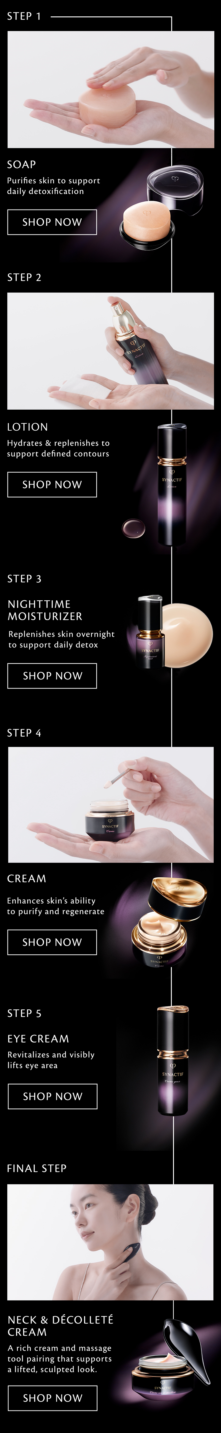 Produits de la routine Synactif nuit