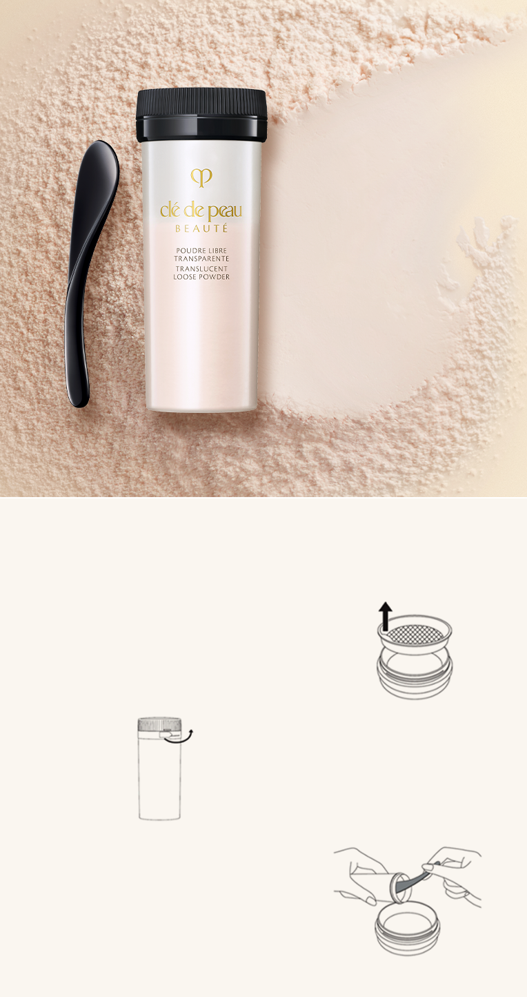 clé de peau Poudre Libre Transparente24g Clé de Peau Beauté